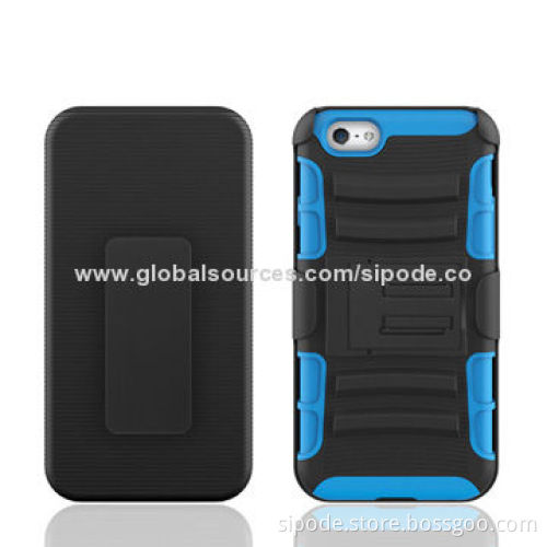 Heavy-duty hybrid cases for iPhone 6 with rubber coating
